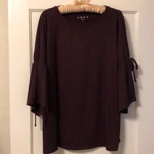 Loft split sleeve top